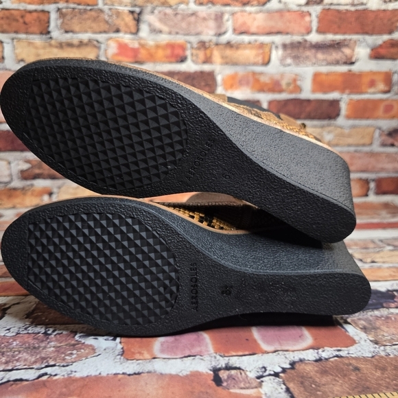 Aerosole Brandi Pull On Anjle Boot Snake Skin wedge Size 6.5 - Picture 7 of 8